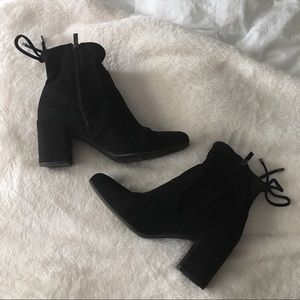 FRANCO SARTO | Black Pisces Ankle Bootie